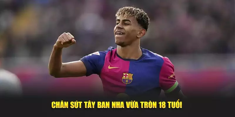 Chân sút Tây Ban Nha vừa tròn 18 tuổi